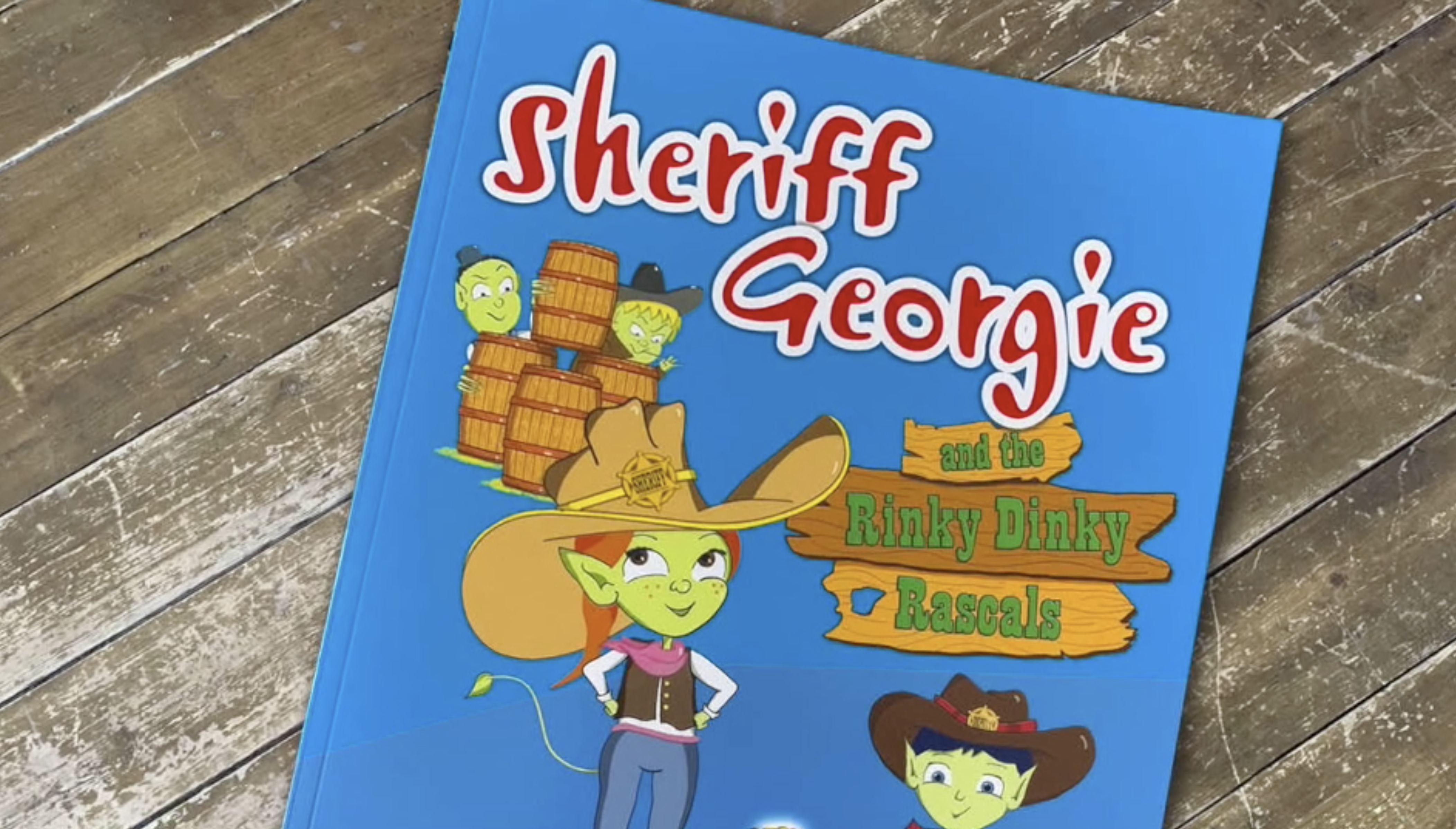 Lucy reads Rinky Dinky Rascals